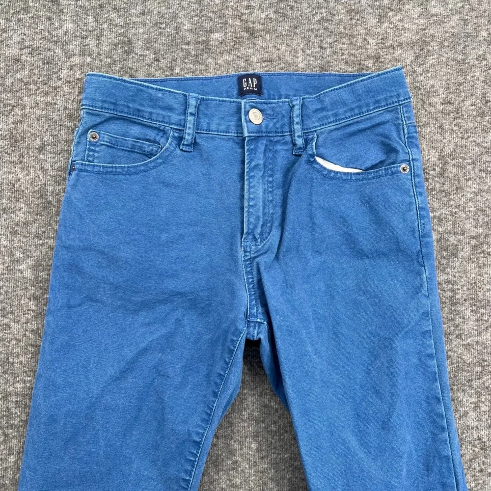 Gap Kids Boys Blue Stretch Skinny Jeans Size 14 Regular Regular Fit Denim Pants
